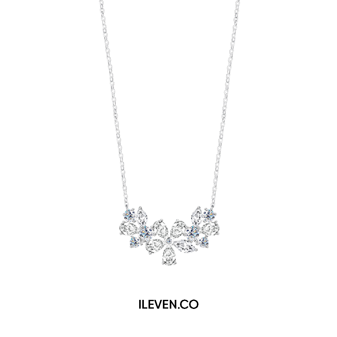 RADIANT BOW NECKLACE –  CRAFTED IN STERLING SILVER WITH TRIPLESHIELD™