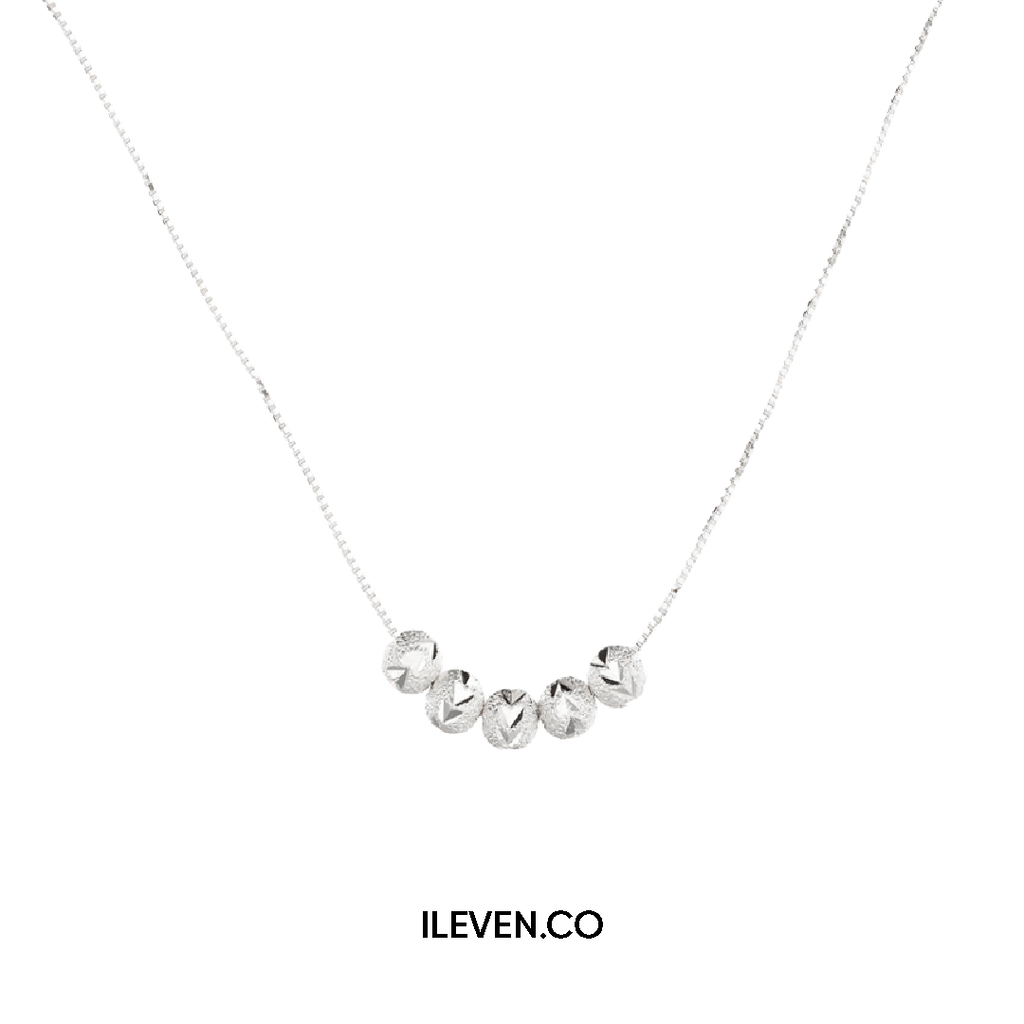 SILVER ORB NECKLACE –  CRAFTED IN STERLING SILVER WITH TRIPLESHIELD™