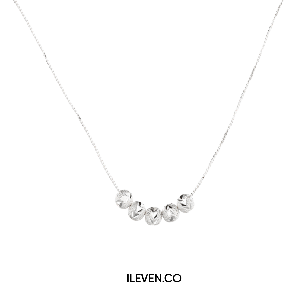 SILVER ORB NECKLACE –  CRAFTED IN STERLING SILVER WITH TRIPLESHIELD™