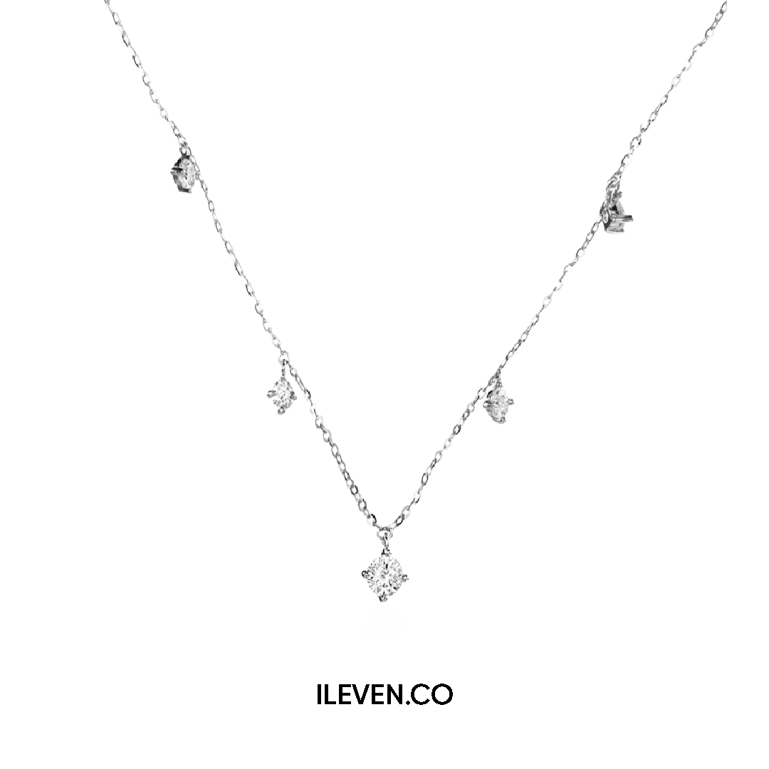 STARLIGHT DROP NECKLACE –  CRAFTED IN STERLING SILVER WITH TRIPLESHIELD™