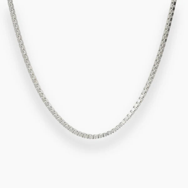 CLASSIC BOX CHAIN – CRAFTED IN STERLING SILVER