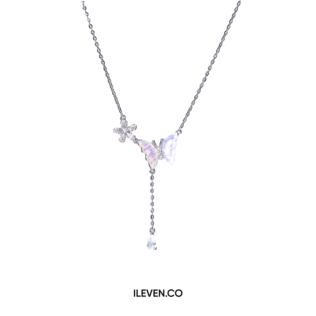 VÒNG CỔ CÁNH NGỌC TRAI – ĐƯỢC CHẾ TẠO BẠC STERLING VỚI TRIPLESHIELD™