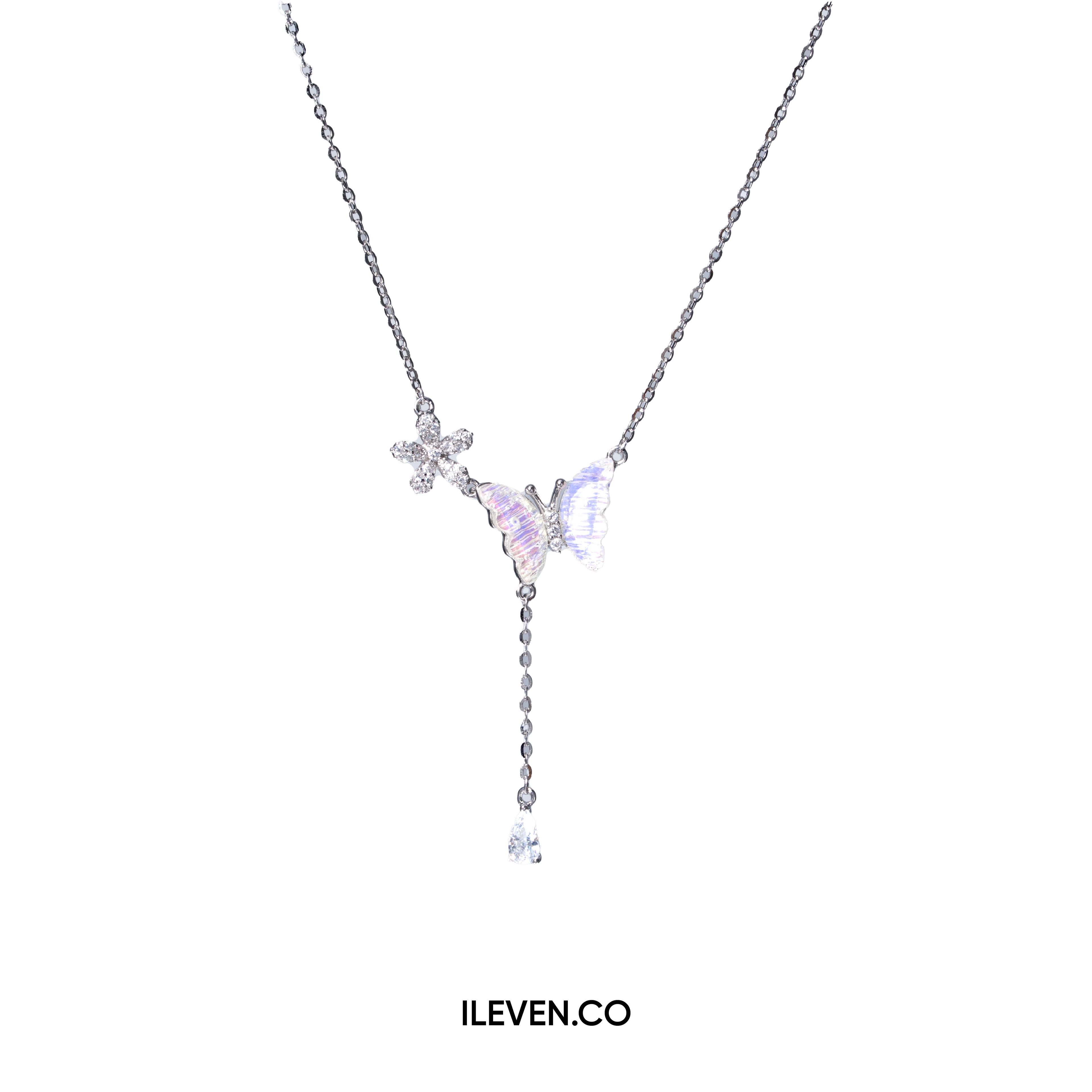 VÒNG CỔ CÁNH NGỌC TRAI – ĐƯỢC CHẾ TẠO BẠC STERLING VỚI TRIPLESHIELD™