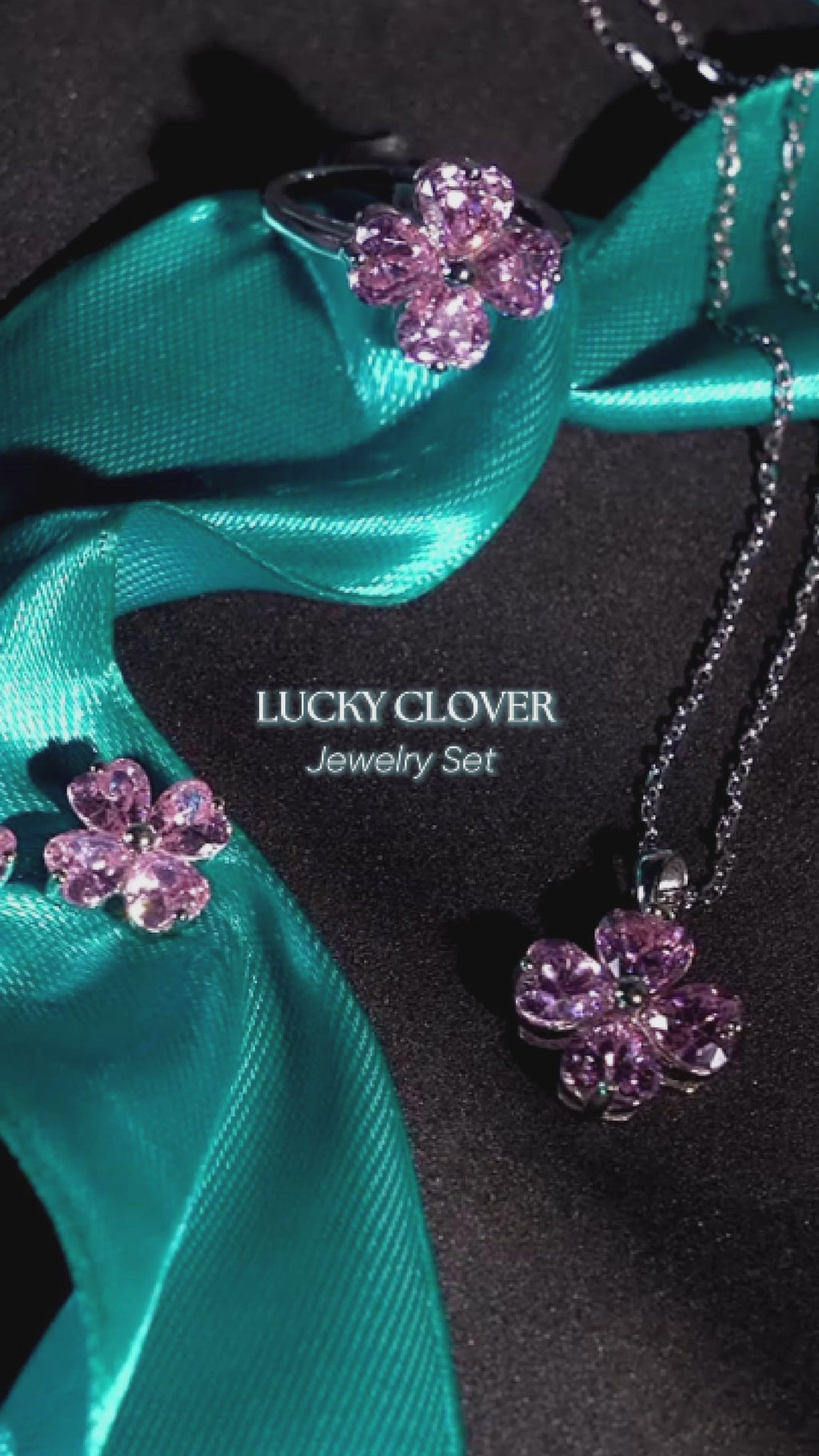 NHẪN HỒNG CỎ BA LÁCH MAY MẮN – ĐƯỢC CHẾ TẠO BẠC STERLING VỚI TRIPLESHIELD™